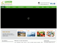 Tablet Screenshot of lucidlabsindia.com